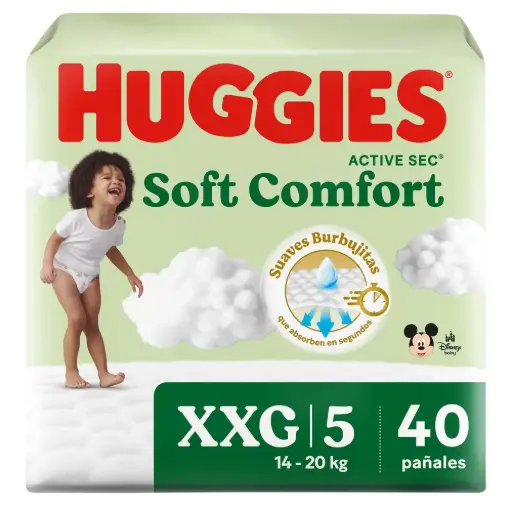 [10641267] huggies active sec soft comfort paso 5 paq. 40