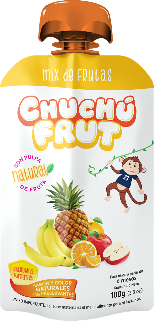 Compota Mix de frutas Chuchufrut 100 G