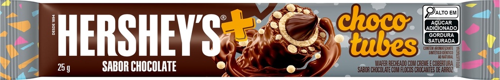 hershey's chocotubes chocolate 25g