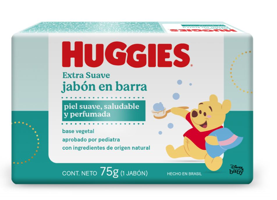 Jabón en barra Huggies 75 Gr
