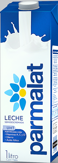 leche semidescremada parmalat 1 litro