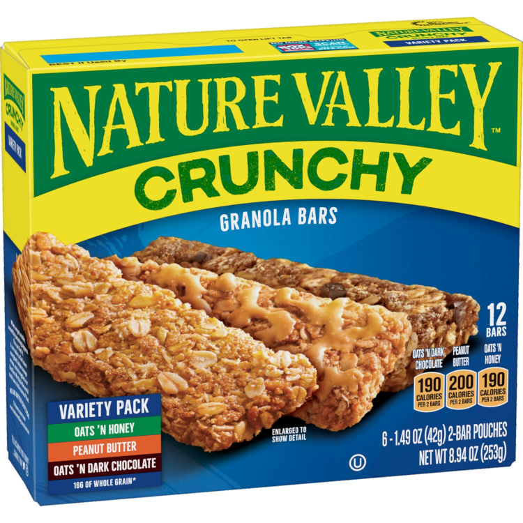nature valley variado 8.98 oz  caja 6