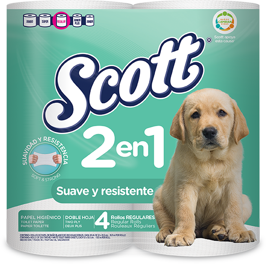 papel higienico scott doble higiene paq. 4 rollos