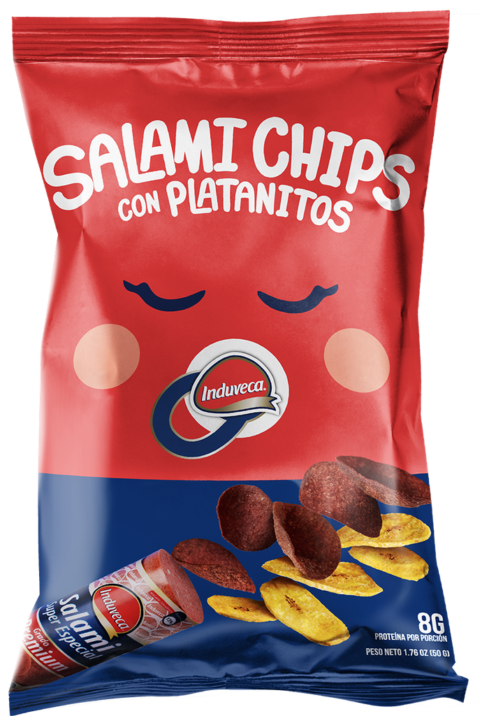 salami chips con platanitos