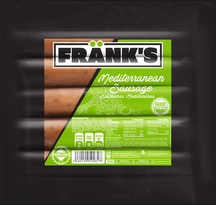 Salchicha Frank's Mediterranea Paq.5