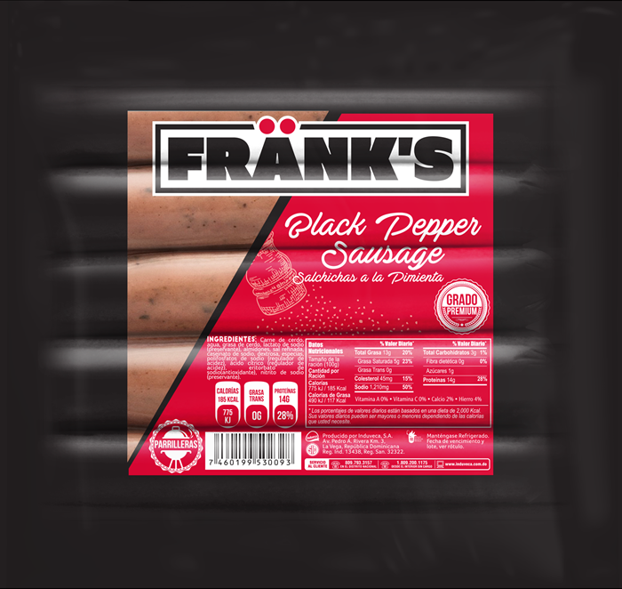 Salchicha Frank's Pimienta Paq.5