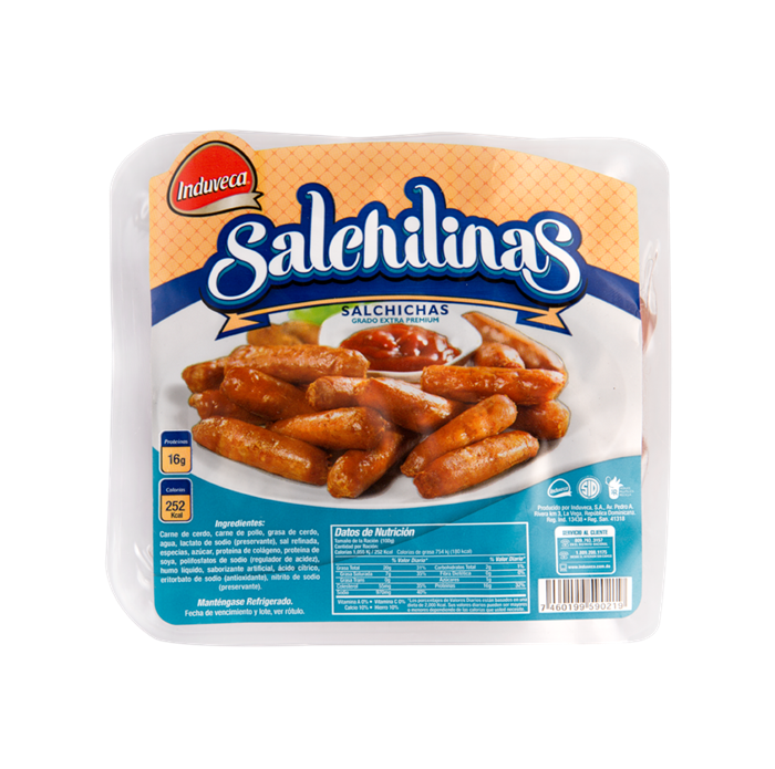 Salchilinas Induveca 1 Libra