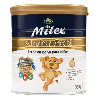 Leche Milex Kinder Gold s/a Lata 360g 