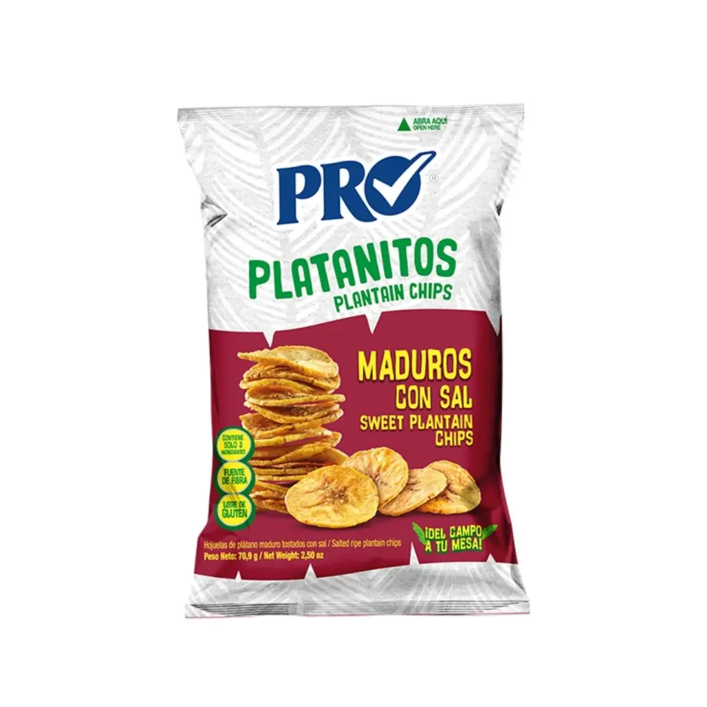 Salami chips con platanitos