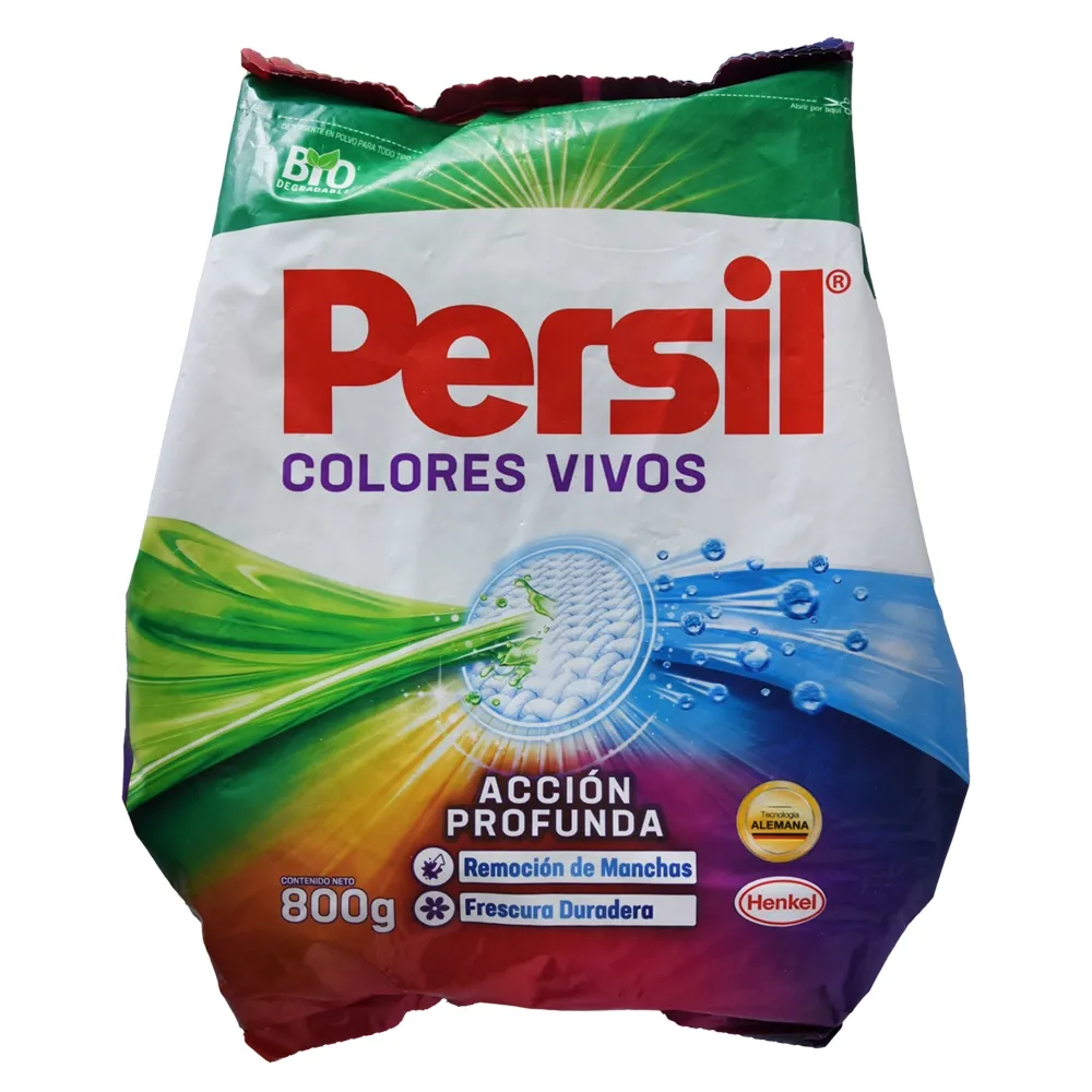 Detergente en polvo Persil colores vivos 800 GR