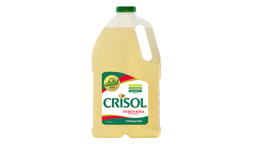 [10016033] aceite crisol soya medio galón 64 oz