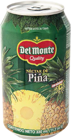 [10354012] del monte nectar de piña lata 330 ml