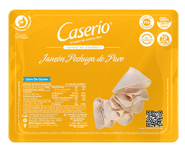 [10701082] jamón de pavo rebanado o.75 lb