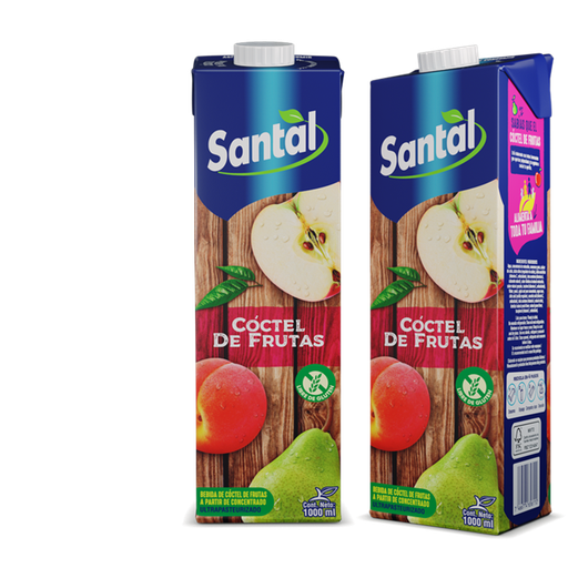 [10701042] Jugo Santal Sabor Coctel de Frutas 1 Litro