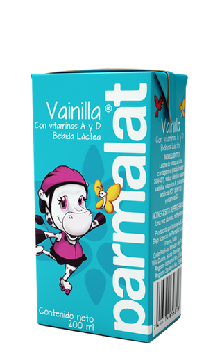[10701208] leche sabor vainilla parmalat 200ml