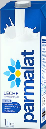 [10701034] Leche Semidescremada Parmalat 1 Litro