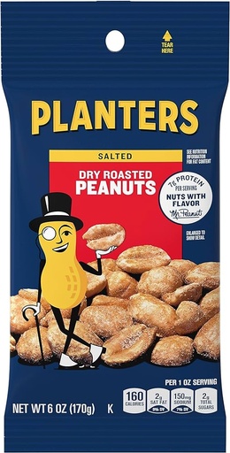 [10701236] Planters Peanuts 12/6 oz