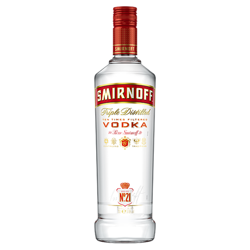 [10860005] smirnoff red vodka 75 cl