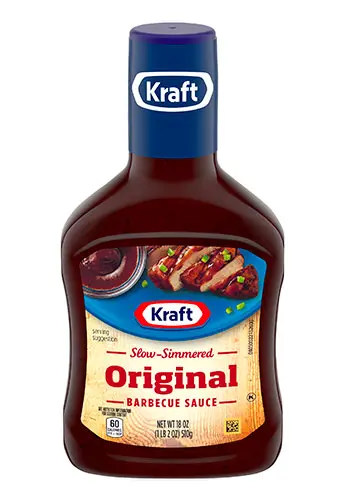 [10701252] Salsa bbq kraft sauce plain Original 18 oz